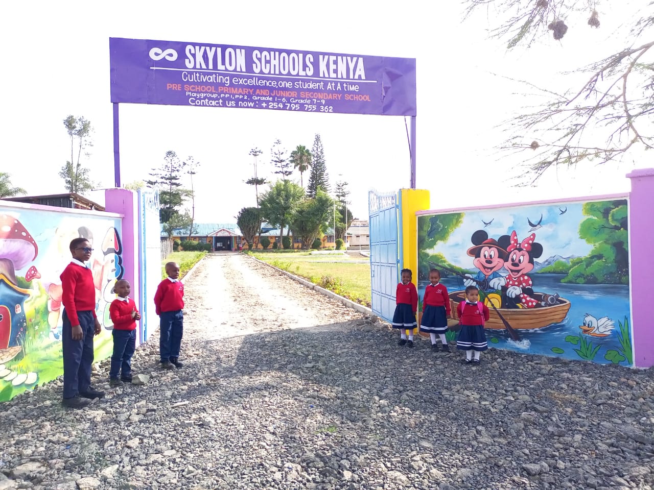 Skylon Schools Kenya students