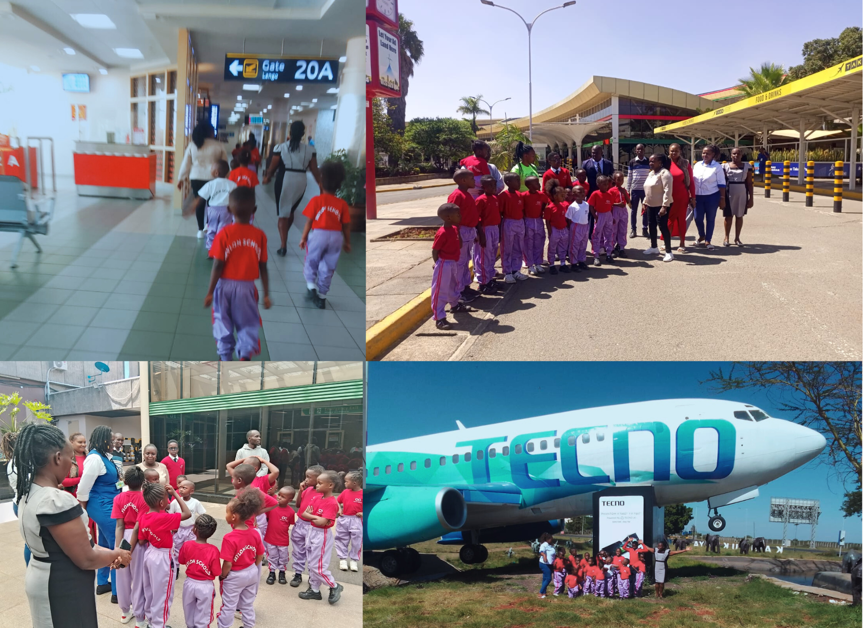 Skylon Schools Kenya visit Airport