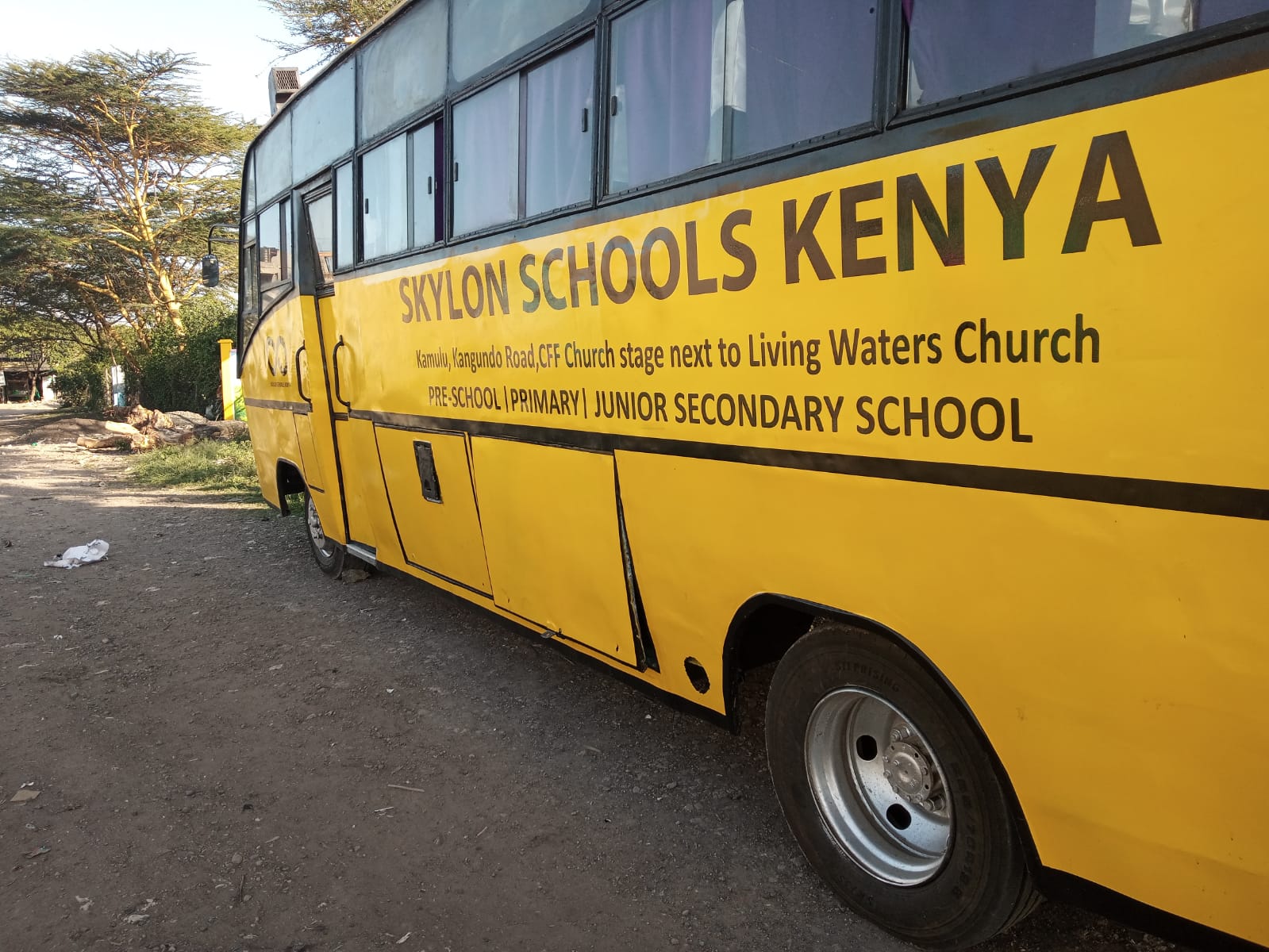 Skylon Schools Kenya - school bus